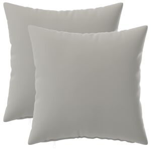 vidaXL Poťah na podložku 2 pcs HEERLEN Siv&aacute; 30 x 30 cm Polyester