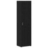 vidaXL Highboard Čierny dub 45 x 42,5 x 185 cm