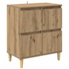 vidaXL Serv&iacute;rovacia skriňa Remeseln&yacute; dub 60 x 35 x 70 cm