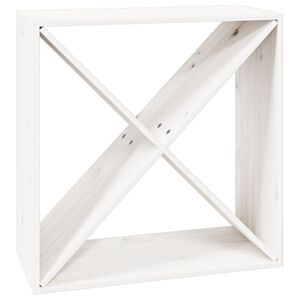 VidaXL Skrinka na v&iacute;no biela 62x25x62 cm mas&iacute;vna borovica