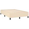 vidaXL Boxspring posteľ s matracom kr&eacute;mov&aacute; 120x190 cm l&aacute;tka