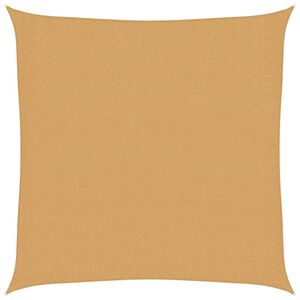 vidaXL Tieniaca plachta 160 g/m&sup2; &scaron;tvorcov&aacute; pieskov&aacute; 3x3 m HDPE