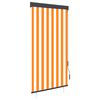 vidaXL Vonkaj&scaron;ia zatemňovacia roleta 80x250 cm biela a oranžov&aacute;
