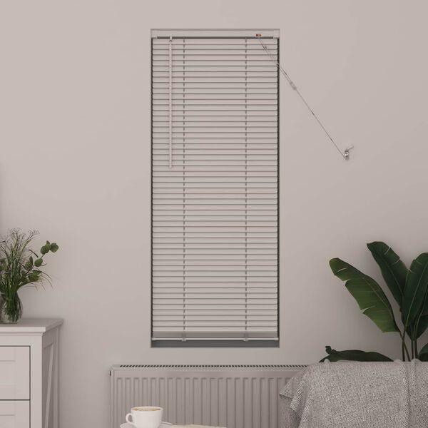vidaXL Žal&uacute;zia Nastaviteľn&aacute; Biela 150 x 50 cm PVC