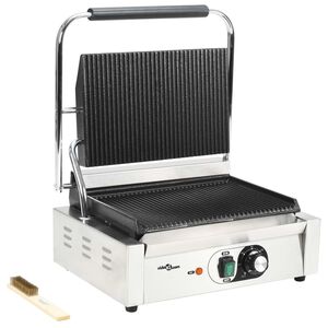 vidaXL Dr&aacute;žkovan&yacute; panini gril 43x30,5x20 cm 2200 W