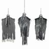 vidaXL Visiaci duch na Halloween 3 ks Čierna 66 x 110 cm Polyester