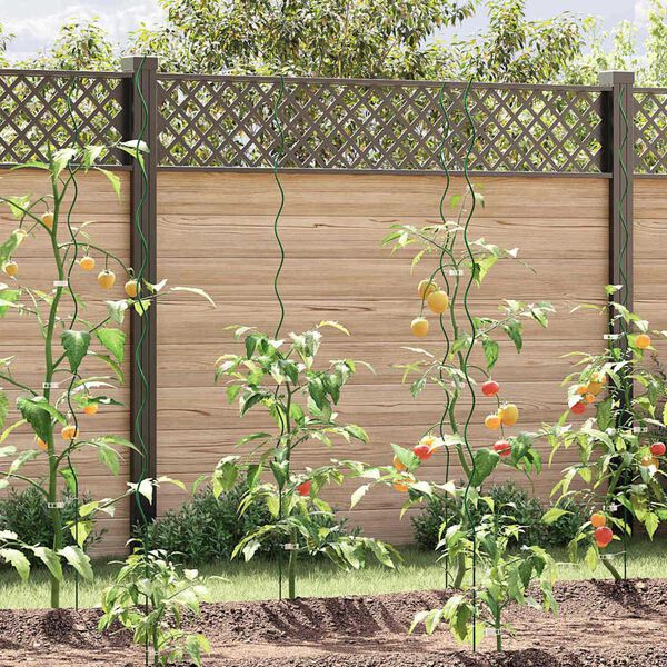 vidaXL Podpora rastl&iacute;n 50 pcs Zelen&aacute; 110 x 0.6 x 0.6 cm Oceľ