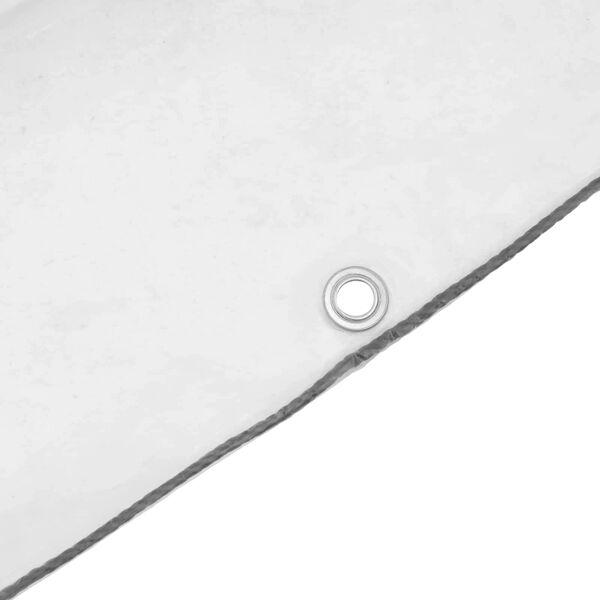 vidaXL Plachta s očkami Priehľadn&aacute; 3 x 3 m Polyetyl&eacute;n