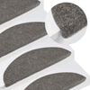 vidaXL Schodiskov&eacute; rohože samolepiace 20 ks siv&eacute; 56x17x3 cm