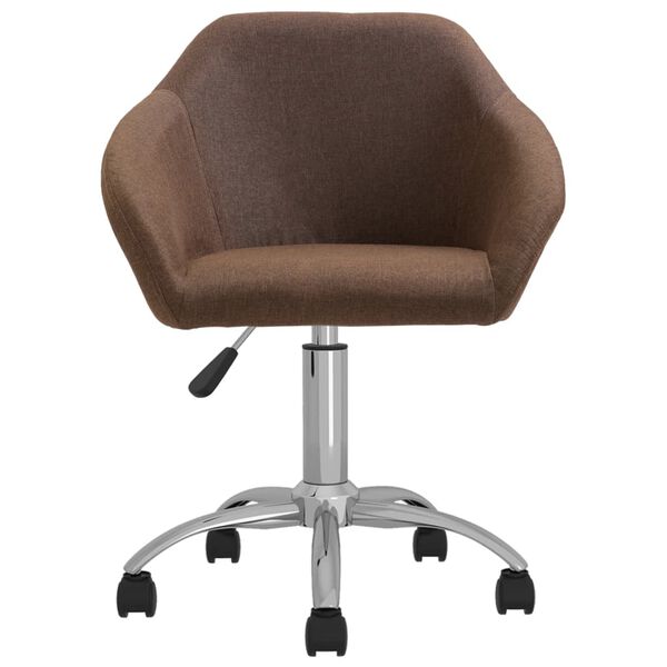 vidaXL Otočn&eacute; jed&aacute;lensk&eacute; stoličky 2 ks hned&eacute; l&aacute;tkov&eacute;