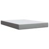 vidaXL Boxspring posteľ s matracom svetlosiv&aacute; 100x200 cm l&aacute;tka