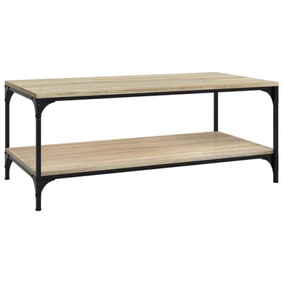 vidaXL Konferenčný stolík dub sonoma 100x50x40 cm spracované drevo