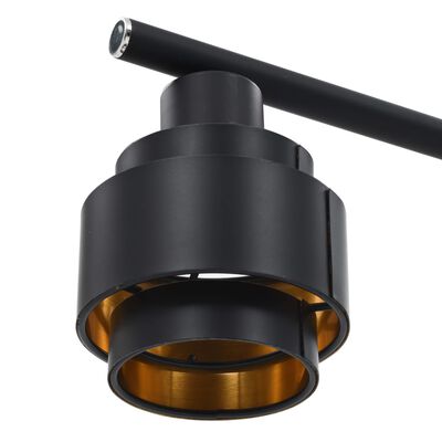 vidaXL Stropná lampa čierna 82 cm E14