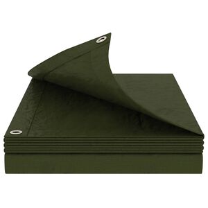 vidaXL Plachta s očkami Zelen&aacute; 2 x 3 m 260 gsm PE