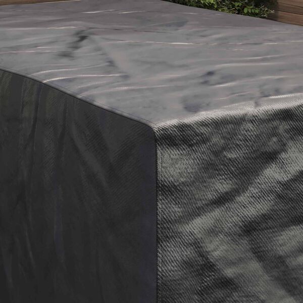 vidaXL Obal na n&aacute;bytok Jednofarebn&yacute; Čierna 143 x 225 x 90 cm 600D