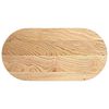 vidaXL Stolov&aacute; doska 100x50x2 cm dubov&yacute; mas&iacute;v ov&aacute;lny
