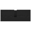 vidaXL Skrinka pod um&yacute;vadlo so z&aacute;suvkami dub čierny 90x34,5x60 cm