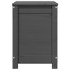 vidaXL Úložný box sivý 60x32x45,5 cm masívna borovica