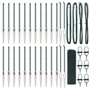 vidaXL Stĺp na plot. Zelen&aacute;