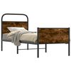 vidaXL Posteľn&yacute; r&aacute;m bez matraca 75x190 cm dub sonoma kompozitn&eacute; drevo