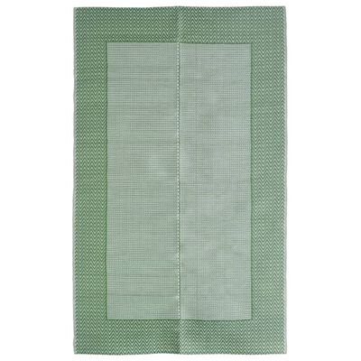 vidaXL Vonkajší koberec zelený 120x180 cm PP