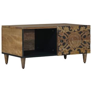 vidaXL Konferenčn&yacute; stol&iacute;k Hned&aacute; 80 x 50 x 40 cm Mas&iacute;vne mango drevo