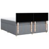 vidaXL Boxspring posteľ s matracom bledosiv&aacute; 180x200 cm l&aacute;tka