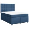vidaXL Boxspring posteľ s matracom modr&yacute; 140x190 cm l&aacute;tka