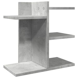 vidaXL Organiz&eacute;r na st&ocirc;l, bet&oacute;novo siv&yacute; 42x21,5x42cm, kompozitn&eacute; drevo
