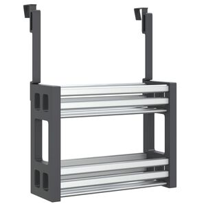 vidaXL Organiz&eacute;r pod um&yacute;vadlo 34x12x26 cm hlin&iacute;kov&yacute;