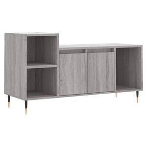 vidaXL TV skrinka siv&yacute; dub sonoma 100x35x55 cm spracovan&eacute; drevo