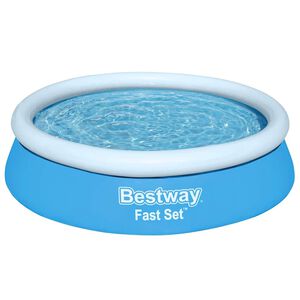Bestway Fast Set Nafukovac&iacute; baz&eacute;n okr&uacute;hly 183x51 cm modr&yacute;