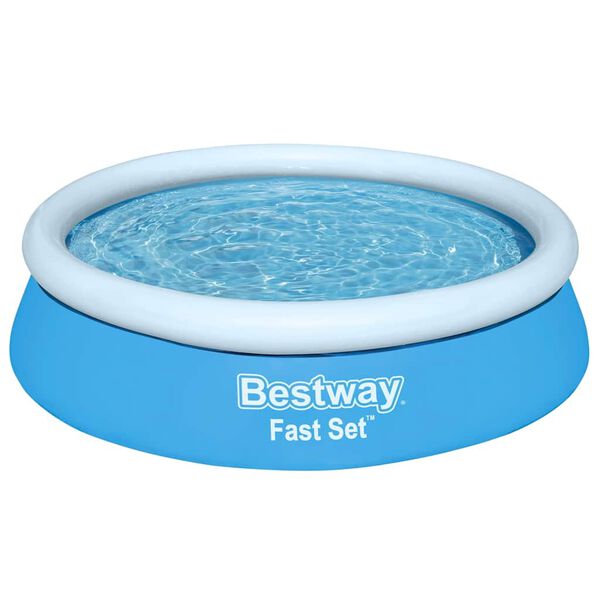 Bestway Fast Set Nafukovac&iacute; baz&eacute;n okr&uacute;hly 183x51 cm modr&yacute;