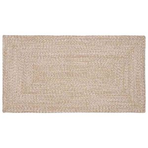 vidaXL Koberec do oblasti Pr&iacute;rodn&aacute; a biela 60 x 110 cm Juta