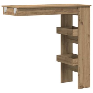 vidaXL N&aacute;stenn&yacute; barov&yacute; st&ocirc;l Artisan Dub 102x45x103,5 cm