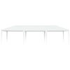 vidaXL Párty stan 4x9 m, biely