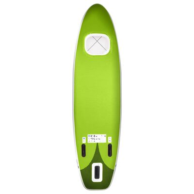 vidaXL Nafukovací Stand up paddleboard zelený 300x76x10 cm
