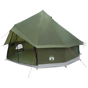 vidaXL Tipi stan Olivovo zelen&aacute; 300 x 300 x 200 cm Polyester a oceľ