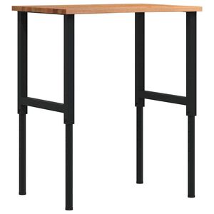 vidaXL pracovn&yacute; st&ocirc;l svetlohned&yacute; 80x60x(71,5-98) cm mas&iacute;vny dub