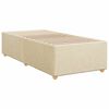 vidaXL Boxspring posteľ s matracom kr&eacute;mov&aacute; 100x200 cm l&aacute;tka