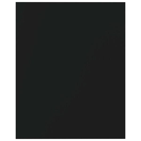 vidaXL Pr&iacute;davn&eacute; police 8 ks, čierne 40x50x1,5 cm, kompozitn&eacute; drevo