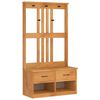 vidaXL Halov&yacute; strom SANDNES 87x40x159,5 cm mas&iacute;vna borovica
