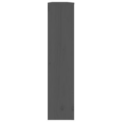 vidaXL Kryt na radiátor sivý 169x19x84 cm masívna borovica