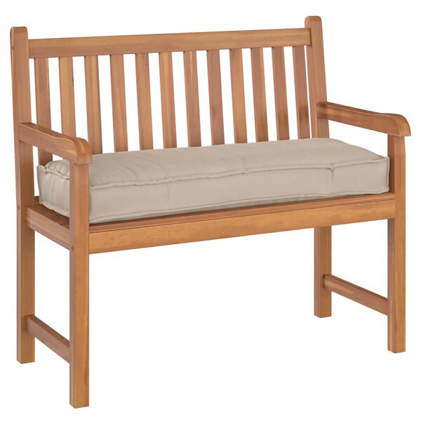 vidaXL Podložka Sivohned&aacute; 110 x 40 x 8 cm Oxfordsk&aacute; l&aacute;tka