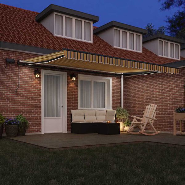 vidaXL Zatemniteľn&aacute; mark&iacute;za Viacfarebn&yacute; 450 &times;300 cm l&aacute;tka