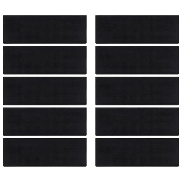 vidaXL Schodiskov&eacute; stupne 10 ks 25x75 cm guma