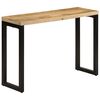 vidaXL Konzolov&yacute; stol&iacute;k 110x35x76 cm mas&iacute;vne hrub&eacute; mangovn&iacute;kov&eacute; drevo