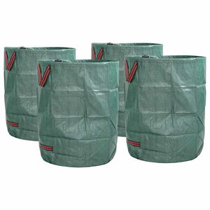 vidaXL Ta&scaron;ky na z&aacute;hradn&yacute; odpad 4 pcs Zelen&aacute; 66 x 66 x 83,5 cm