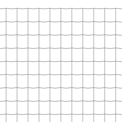 vidaXL Euro plot, oceľ 10x1 m, sivý