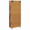 vidaXL Highboard 2 pcs Star&eacute; drevo Kompozitn&eacute; drevo